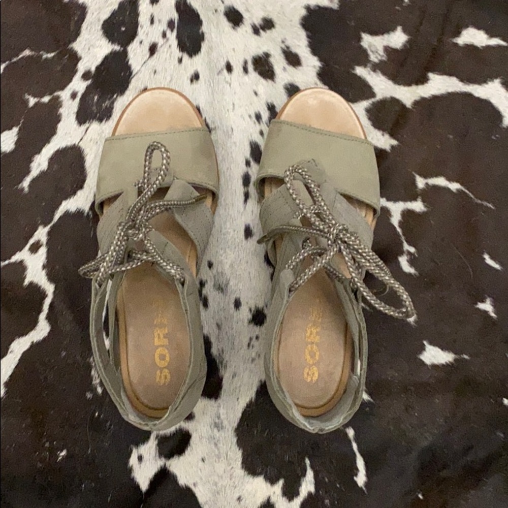 Sorel Joanie wedge sandal, size 6.5